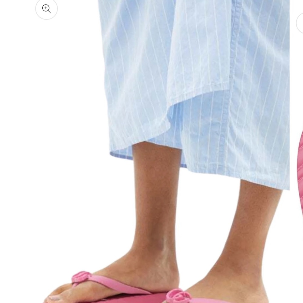 GUCCI Pascar Flip Flops in Chevron Rubber Pink - Picture 7 of 9